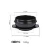 Rice Pot Korean Mixed Stone Pot Stone Cuisine Casserole High Temperature Potted Rice Pots Cooking Soup Tableware