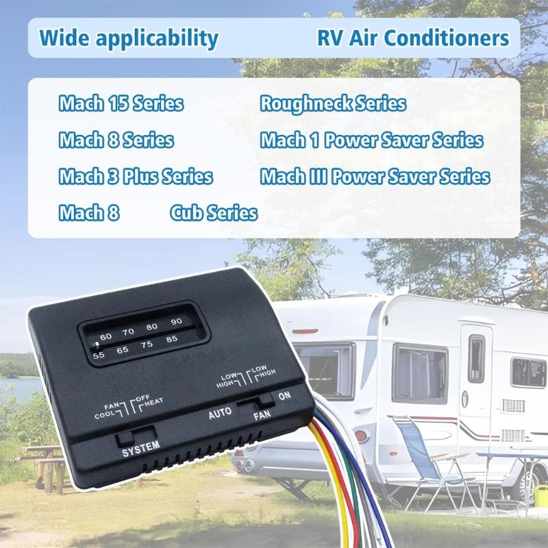 RVs Climate Control Unit Replace 7330F3852 RVs Air Conditioner Thermostat For Quick Setup And Easy Operation