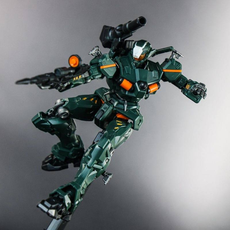 1/144 HG GQ Gquuuuuux Canon Léger Vert Rouge KO Kit de Modèle à Assembler Figurines Mecha Décoration de Bureau Poupée Statue de Collection Cadeau