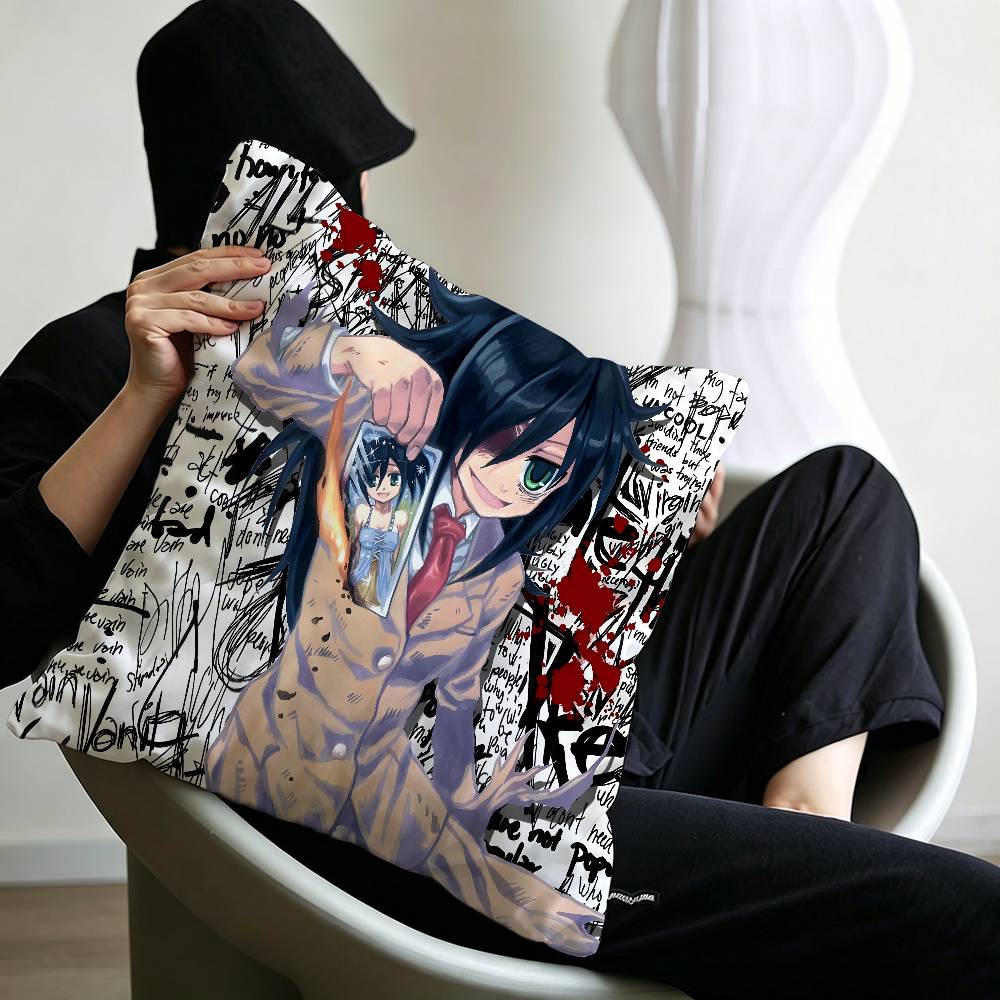 Cute KKuroki TomokoS Pillowcase toon Gift Cushion Cover Bedroom Home Sofa Chair Seat Decor pillow case