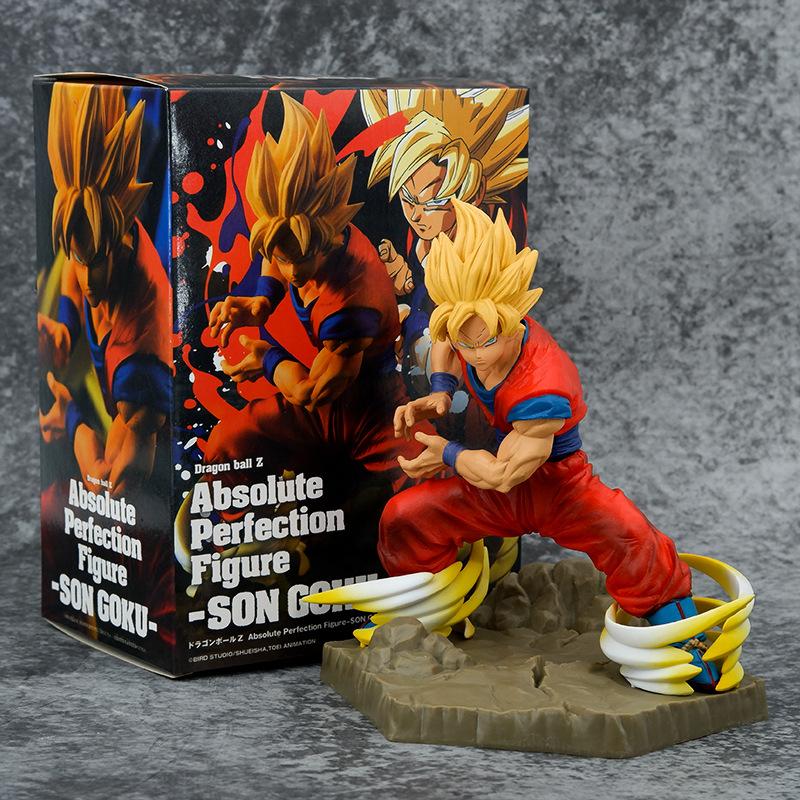 Anime Dragon Ball Z Super Saiyan Son Goku Vegeta Trunks Battle Statue PVC Action Figure Collection Model Kids Toys Doll Gifts