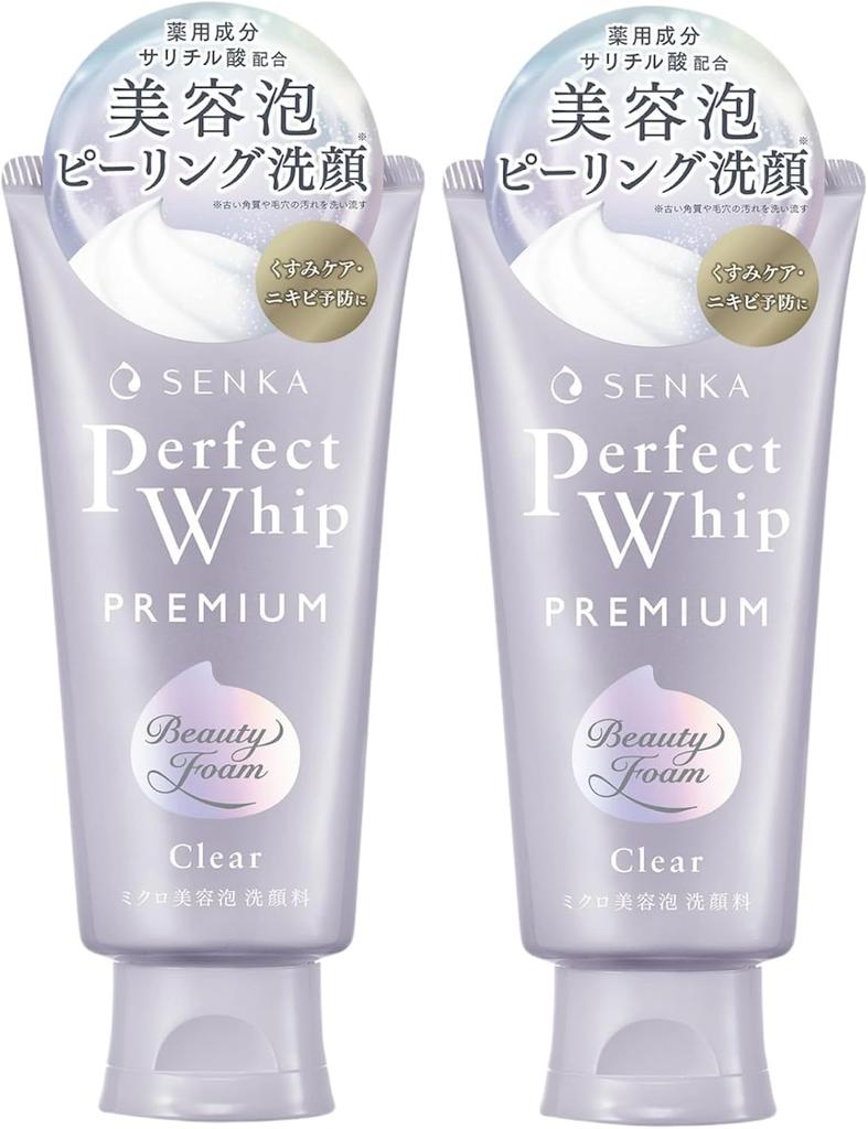 Bulk Purchase Senka Premium Perfect Whip Clear 120g X 2 Pieces Exfoliating Care Peeling Dullness Care Acne Prevention Transparency