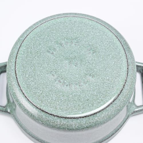 Staub Pico Cocotte Round, 10cm, Mini Cast Iron Enamel Pot, 0.25L, Sage Green, 11010115 (Product Code: 40508-702-0)