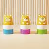 Bear Animal Shape Sunscreen Roller Applicator Refillable Stitching Isolation Lotion Cream Bottles Sunscreen Lotion Applicator