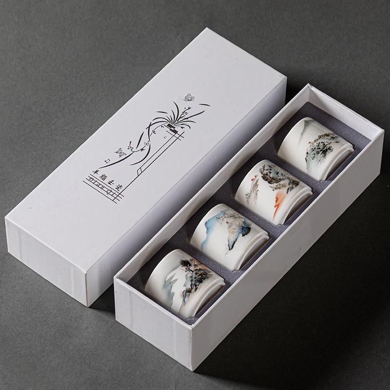 Hand-Painted Ceramic Kung Fu Tea Tasting Cup