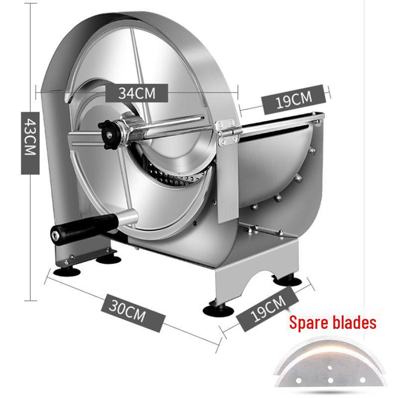 Manual Multi-Purpose Slicer & Peeler for Potatoes, Lemons, Lotus Roots & Fruits