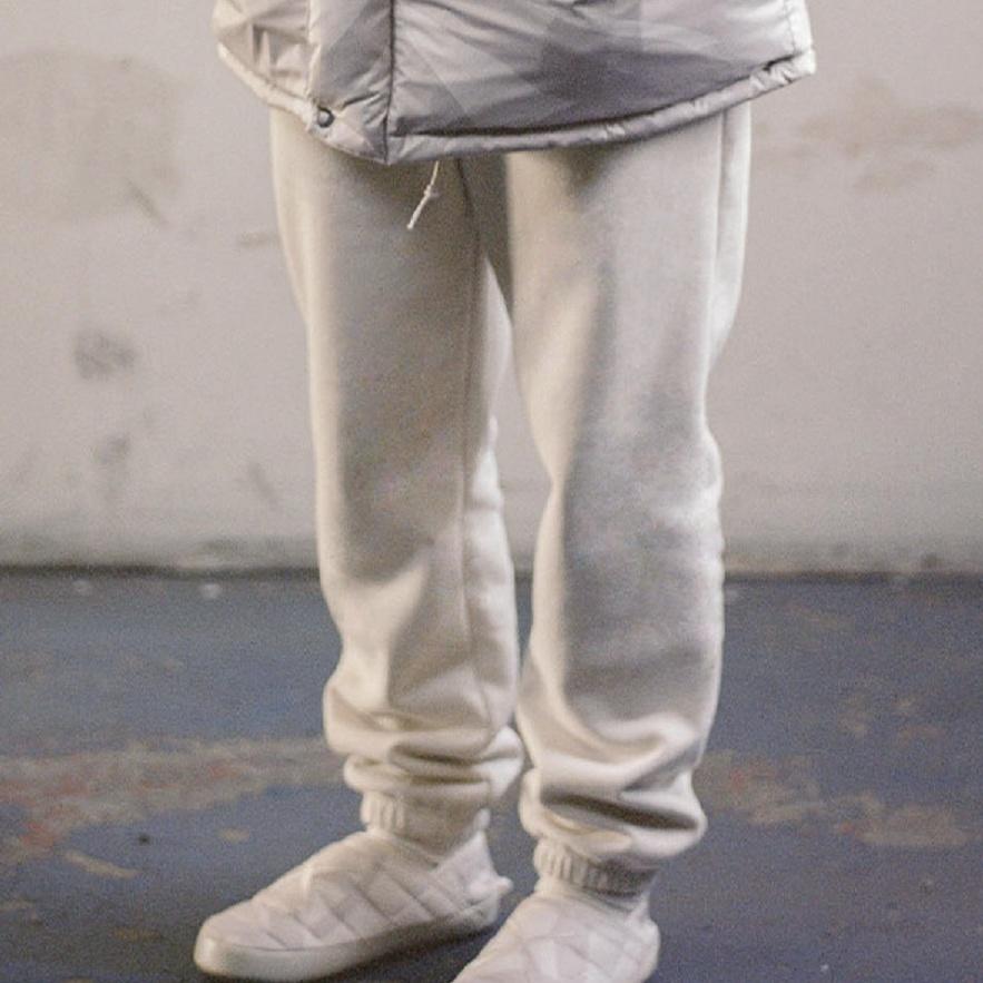 THE NORTH FACE X KAWS Knitted Sweatpants Men's White Moderate Cuffed Pants NF0A7WLK-128