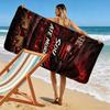 Clube De Regatas Do Flamengo Print Beach Towel, Large Soft Quick Dry Towel for Beach Camping Swimming