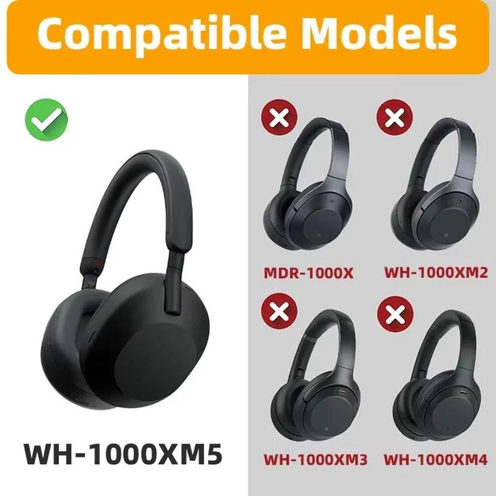 Breathable Headphone Cushions Soft Material Headphone Ear Covers For Sony WH-1000XM5