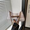 Casual Street Checkered Japanese Trend Simple Fashion Shoulder Armpit Crossbody Bag for Women