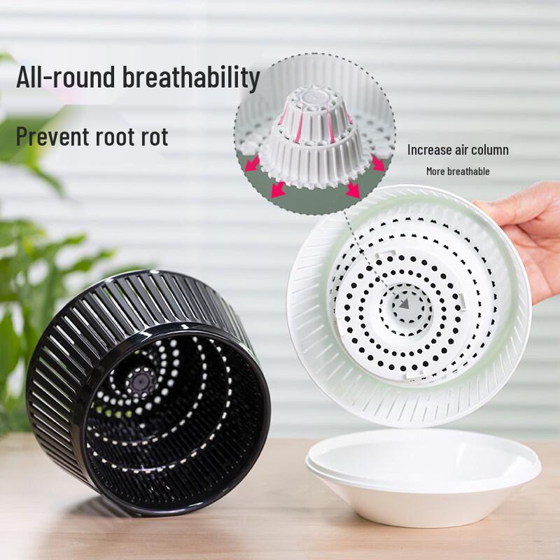 Breathable Double-Layer Root Control Flower Pots Set