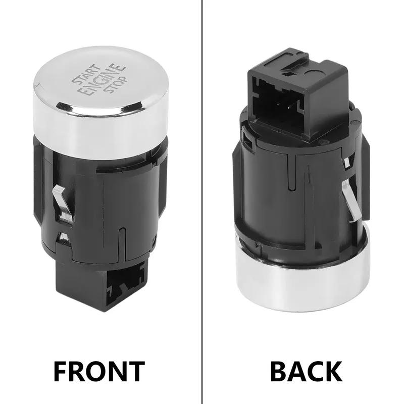 5NB959839 Start-Stop Switch Push Button Ignition Start Button Aluminium 5NB959839A For VW Tiguan 2