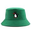 Sommer Pinguin Eimerhut Wende-Bob Herren Damen Baumwolle Reise Strand Fischerhut Outdoor Sport Hochzieh-Bob Panama Sonnenhut