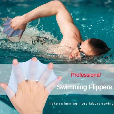 Yetişkinler/çocuklar için 2 Adet Silikon Yüzme Paleti Serbest Stil Antrenmanı Özel Kürek Eldivenleri Kurbağa Stili Yüzme Ekipmanları Aletleri