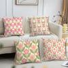 Flowers Soft Comfortable Cute Pillow Case Nordic For Sofa Living Room Home Office Decor Protective Style Tulip Covers