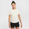 Nike Swoosh Round Neck Quick Dry Casual Short Sleeve Regular T-Shirt Women Tops Silver HM9699133