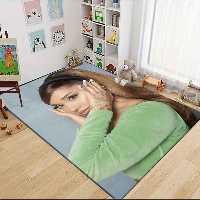 Ariana Grande'S Artistry Carpet Rug Soft Washable Antislip Home Living Room Sofa Mats Personalized Christmas Rug