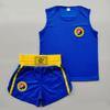Quick-Dry Mesh Muay Thai Shorts Kids Adults Training Martial Arts Boxing Kickboxing Gym Workout