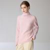 Women's Heavyweight Cable Knit Cashmere Mock Neck Sweater - Loose Pullover Base Layer for Autumn/Winter Fashion