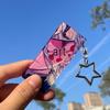 Demon Slayer Glowing Eyes Acrylic Keychain - Cartoon Pendant Gift