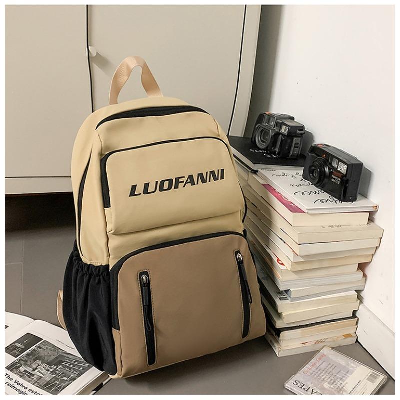 

Школьный рюкзак Многокаркасный Простой рюкзак для учеников средней школы Корейский стиль Студенты колледжа Пара Досуг Путешествия Рюкзак One Size хаки