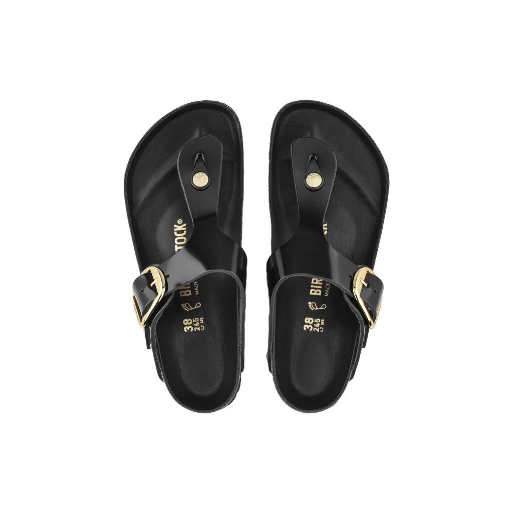 Birkenstock Gizeh logo-engraved leather sandals 1021469