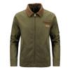 Jaqueta de Lona Vintage Blockbuster Masculina Tooling Lapela Jaqueta Outono Clipe
