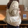 Pleated Dumpling Bag Polka Dot Satin Handbag Feminine Cloud Bag With Zipper Fashi Versatile Sweet High-capacity Shoulder Bag