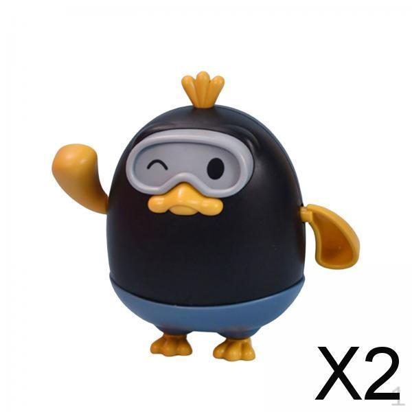 

2x Мультяшная заводная плавающая утка, Веселый подарок для купания, Наборы для ванной и бассейна, Плавающая в воде, Ванна, Душ