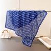 2026 New Luxury Dot Print Fashion Square Scarves Women Silk Scarf Bandana Small Hairbands Foulard Shawl