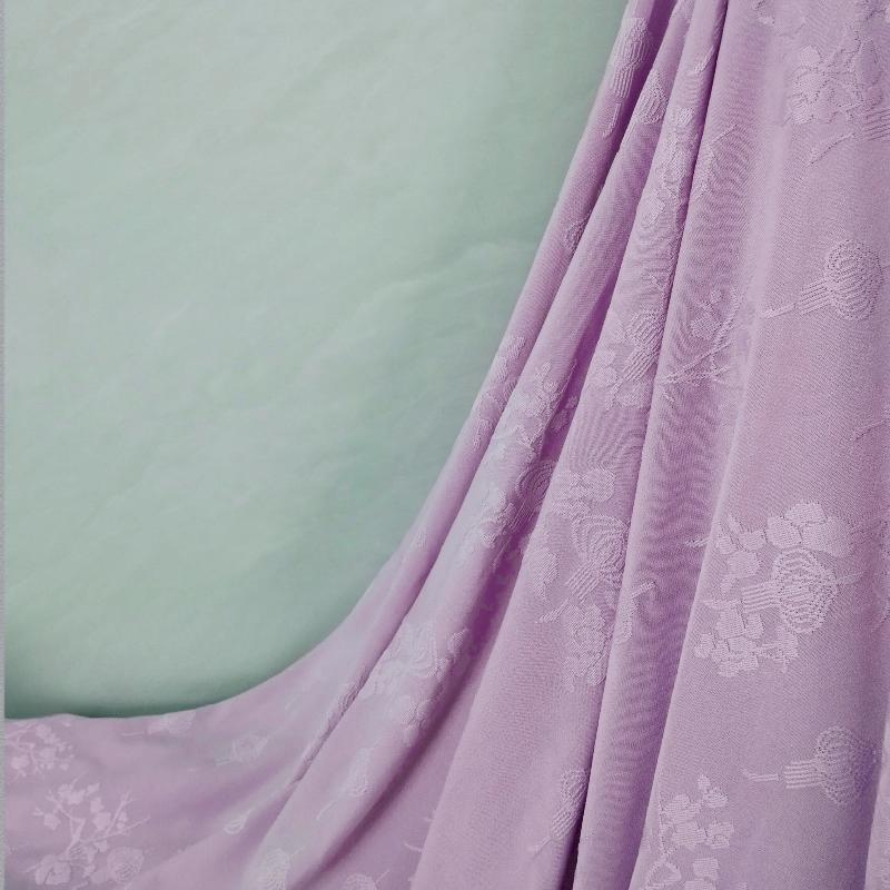 Lantern Relief Jacquard Fabric Stretch Knitted Fabric DIY Dress Hanfu Cheongsam Children's Clothes for Sewing Design Cloth