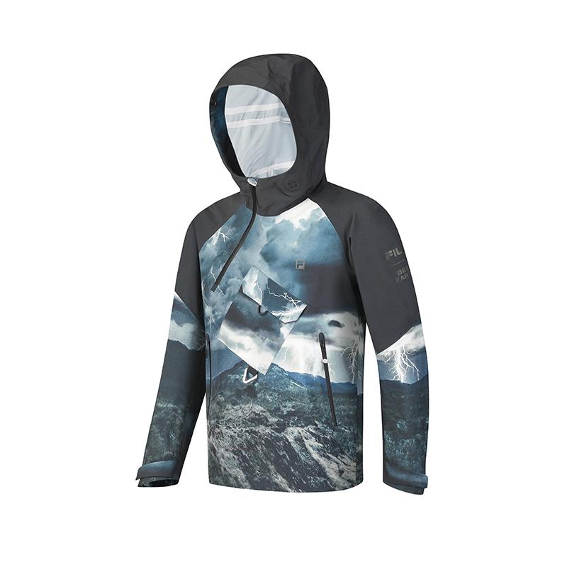 FILA x BBC EARTH Jacket Men s All Over Print A11M437702FZA 185/104A/XXL