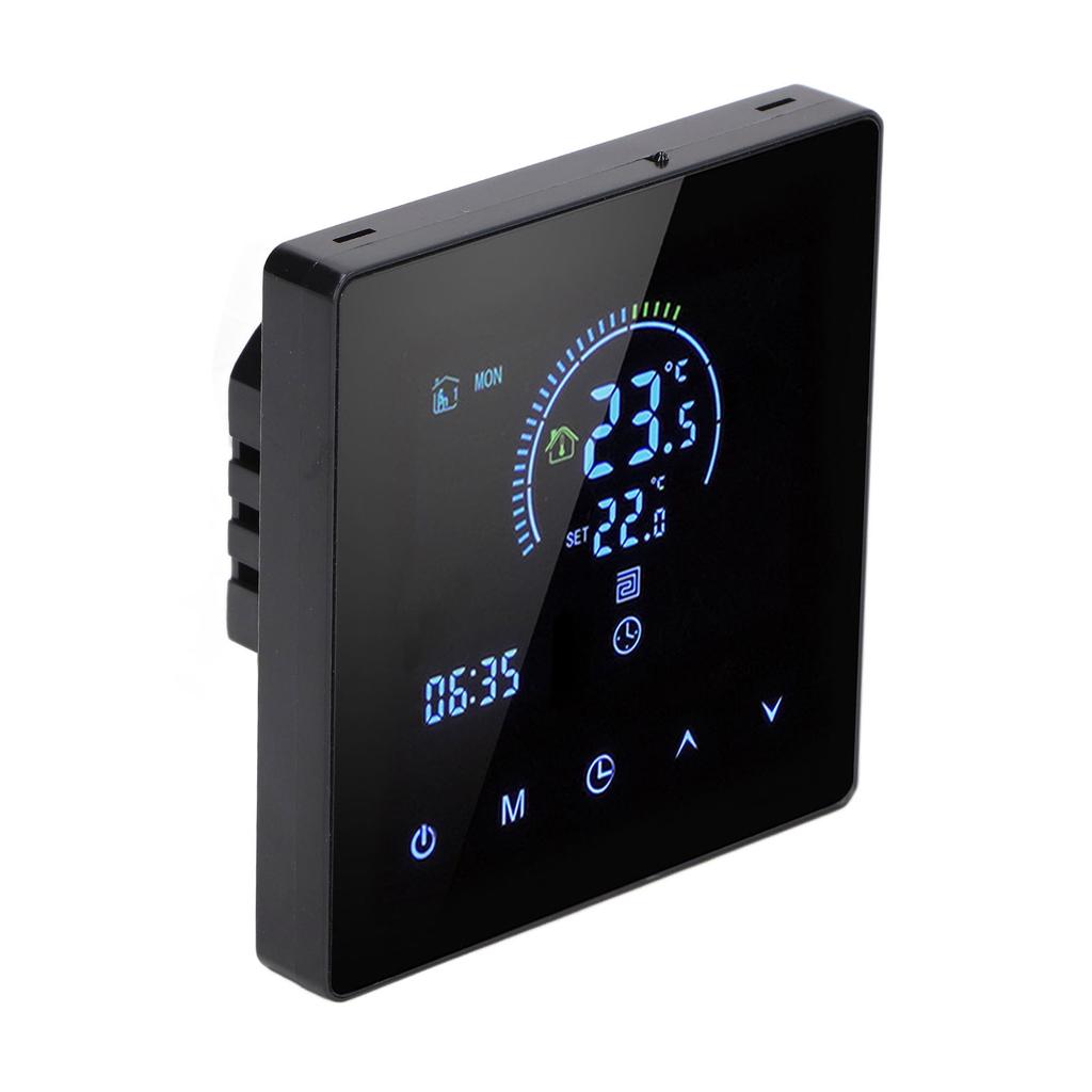 16A Digital Thermostat with LCD Display Programmable Thermostat Electric Heating Thermostat for   Hotel AC 90V‑240V