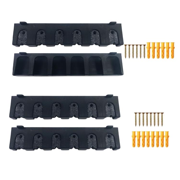 6 Rods Fishing Rod Holder Wall Mount Vertical/Horizontal Fishing Rod Holder Rack