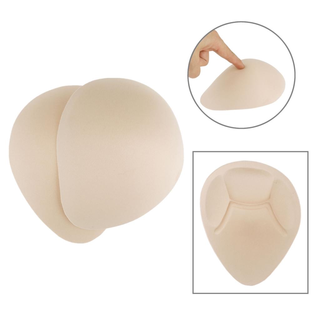1 pár houbových vycpávek do podprsenky Vyjímatelné vycpávky do podprsenky pro svatební šaty Sportovní podprsenka