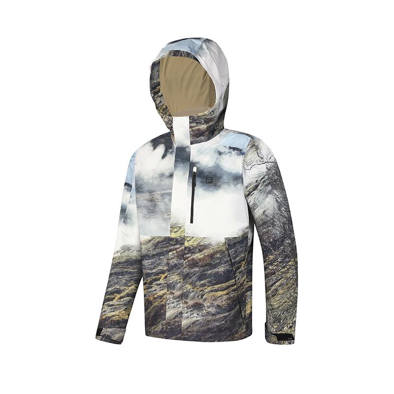 

New FILA Hiking Outdoor Adventure Waterproof And Windproof To Keep Warm Windbreaker Jacket Men s All Over Print A11M447701FZA 180/100A/XL