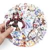 10/30/50pcs Genshin Impact Cartoon Game Stickers Cute Anime Girl Character Sticker DIY Skateboard Notebook Phone Decals Toy Gift
