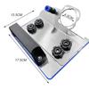 45° Tile Angle Grinder Stand,Universal Cutting Ceramic Chamfering Tool for Angle Grinders,Sturdy Stainless Steel Chamfer Tools