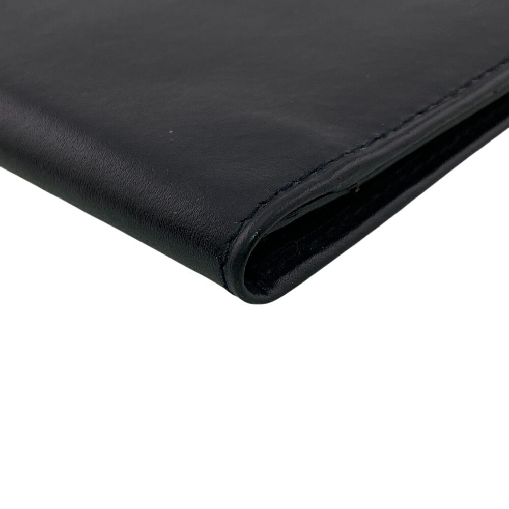 Dunhill Bifold Wallet Long Wallet Card Case leather Bifold Wallet black leather Used