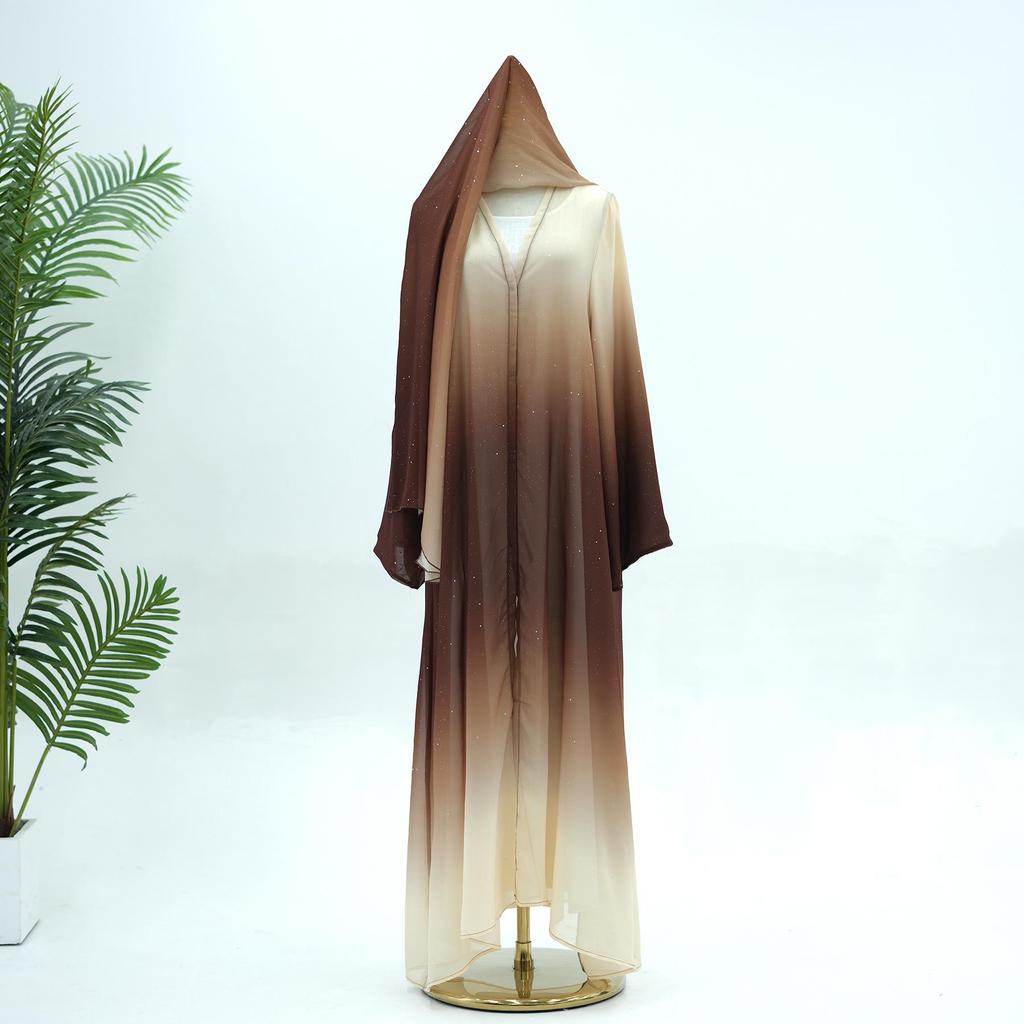 Opaska na głowę Loriya Gradient Color i codzienny kardigan imprezowy LR841 z 2024 roku