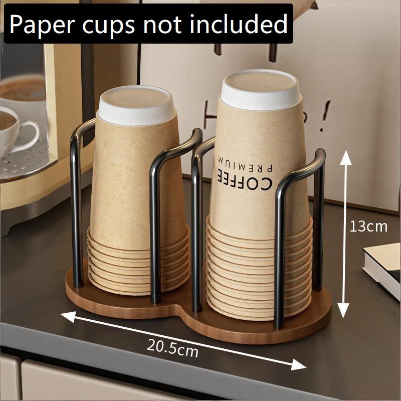 Disposable Cup Holder Multi-Function Durable 1Pcs Coffee Cup Organizer Desktop Teacup Rack for Student Dormitory Use