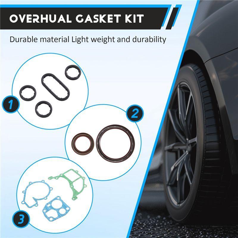 New Engine Overhaul Gasket Kit 6650160000 For Ssangyong Rexton 2.7 5-Cylinder 66501-60000