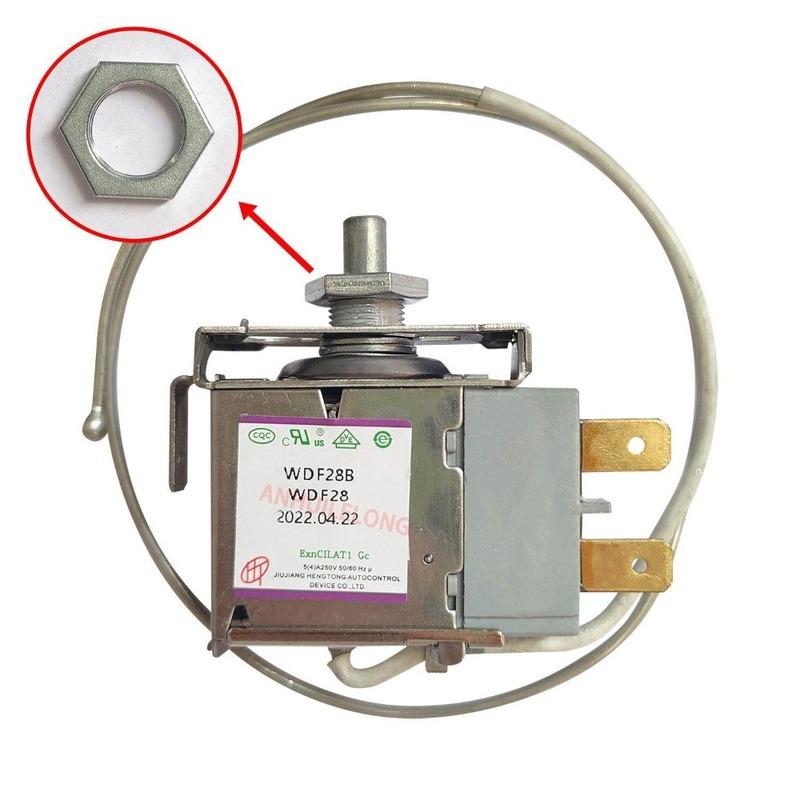 New WDF28B 2Pin AC250V 50/60Hz For Refrigerator Mechanical Thermostat Switch Universal Fridge Spare Parts