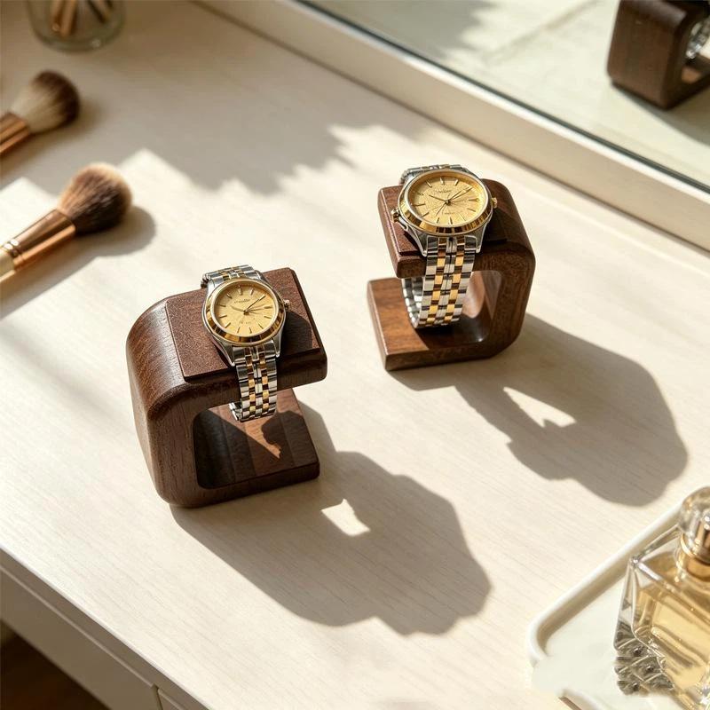 Wooden Watch Holder Jewelry Organizer Display Stand For Bracelet Ring Watch Display Solidwood Watch Stand