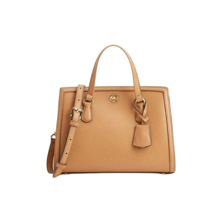 Michael Kors MK Chantal Business Casual Commuter Metal Logo Messenger Bag Women bags Light-Peanut 30F2G7CM1T-174 Basic Set BagDust Bag 26380₽