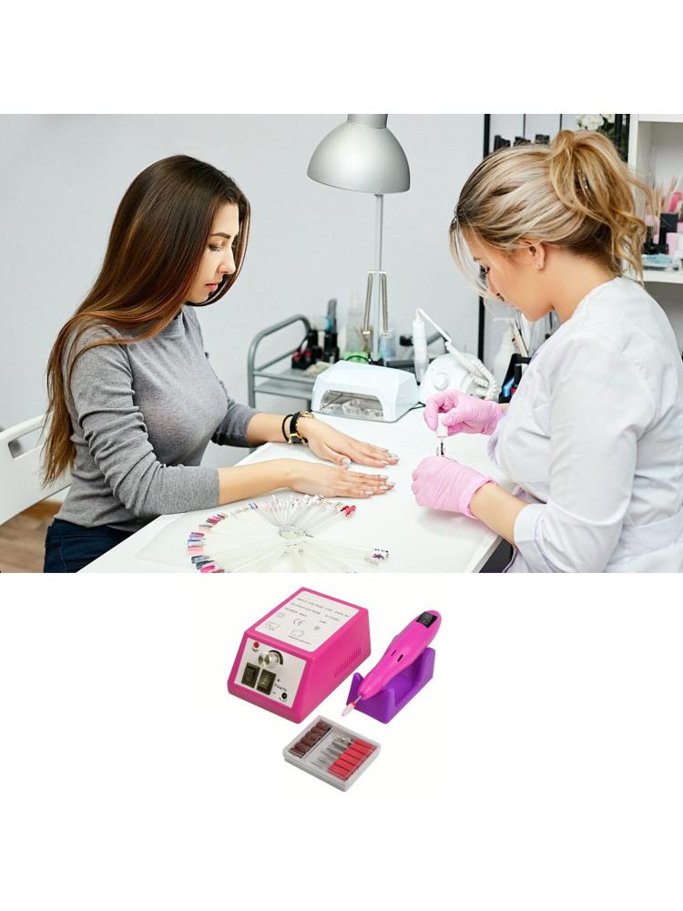 Electric Nails Drill Machine Nails Drill Nails File Drill Set Nail Polishing Machine with Adjustable Speed for Nails