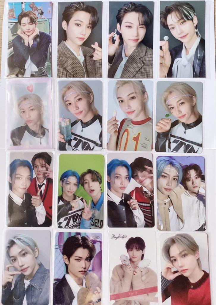 [USED] StrayKids Felix Trading Cards (34 Items)