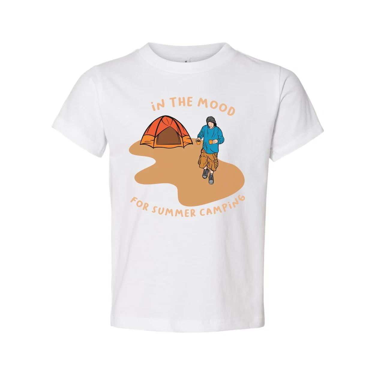 

In The Mood For Summer Camping Graphic Tee L
