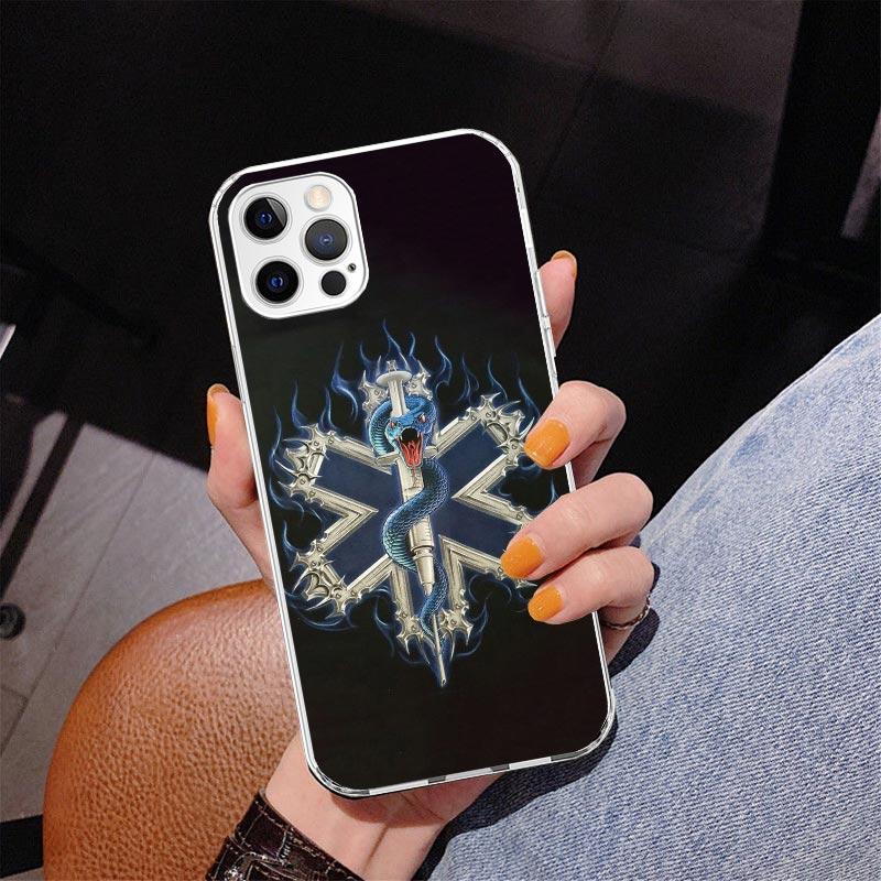 EMT EMS Medical Rescue Phone Case For iPhone 13 12 Mini 11 Pro Max XS XR X SE 7 8 Plus 5S 5 6S 6 Gift Print Cover Fundas