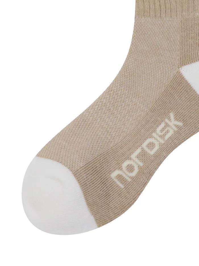[Signature] Polar Bear Mid Socks_Beige_OUA26S01E2